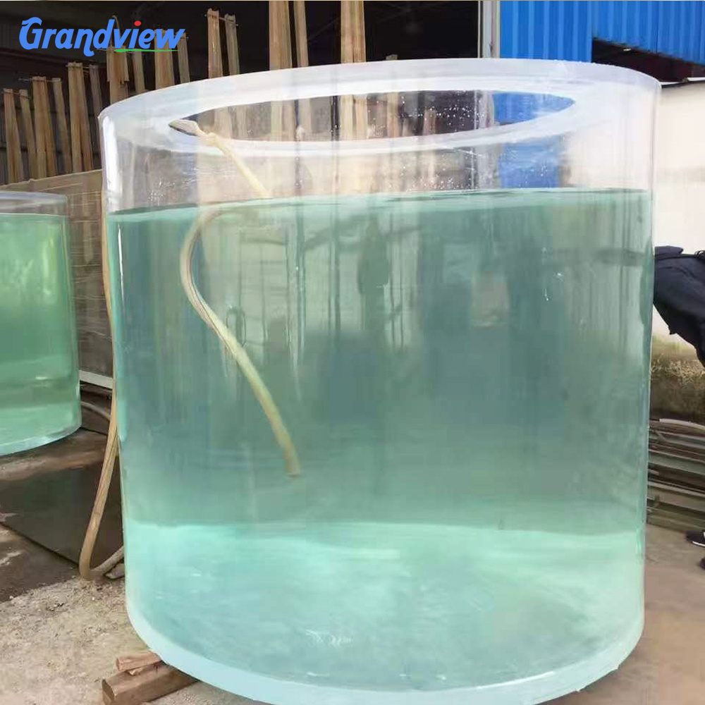 Massive 100mm Clear Acrylic Aquarium Tanks Cylinders Plastic Plexiglass Sheet Aquariums & Accessories Sustainable Wooden Pallet