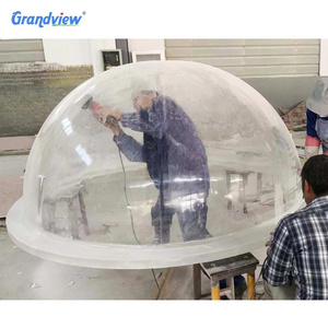 large acrylic clear plastic acrylic hemisphere dome large acrylic crystals