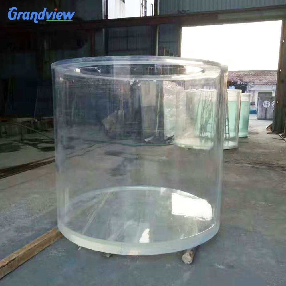 Massive 100mm Clear Acrylic Aquarium Tanks Cylinders Plastic Plexiglass Sheet Aquariums & Accessories Sustainable Wooden Pallet