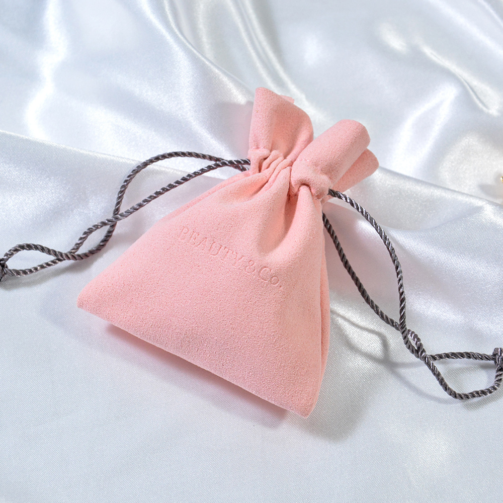 Wholesale Cotton Velvet Suede Microfiber Consumer Electronics Jewelry Gift Drawstring Pouch Custom Dust Drawstring Bag