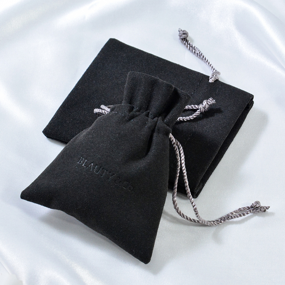 Wholesale Cotton Velvet Suede Microfiber Consumer Electronics Jewelry Gift Drawstring Pouch Custom Dust Drawstring Bag