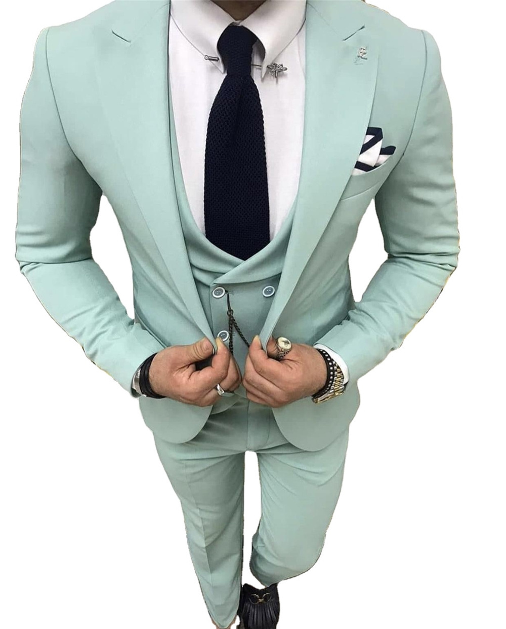 Wedding men suits  3 Pieces suit men Classy Latest Design Blazers One Button Suit costume hommes classic  Tuxedos Groom wear