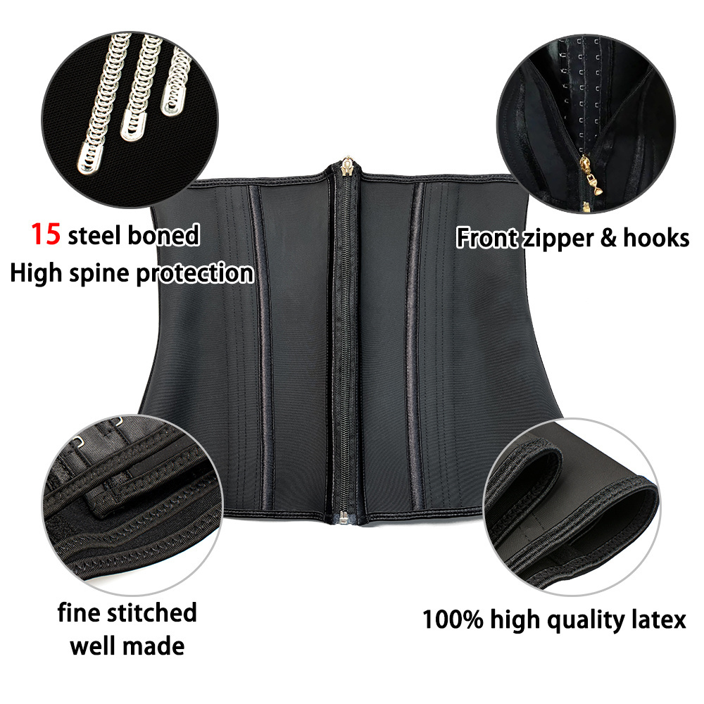 Wholesale New Trendy Latex Hourglass Tummy Control Body Slimming Belt Shapewear Corset Waist Trainer Shapers For Women