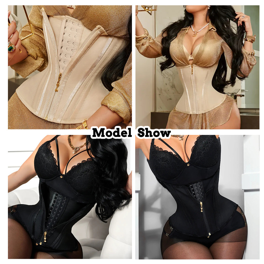 Wholesale New Trendy Latex Hourglass Tummy Control Body Slimming Belt Shapewear Corset Waist Trainer Shapers For Women