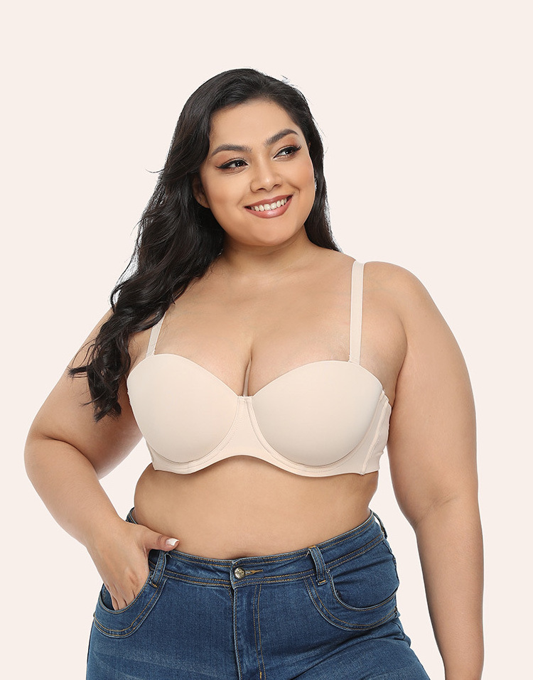 D E F G Cup Usa Plus Size Underwear Removable Straps,Strapless Lift Up Tail Oval Bra Cups,Sexy Bra For Girls