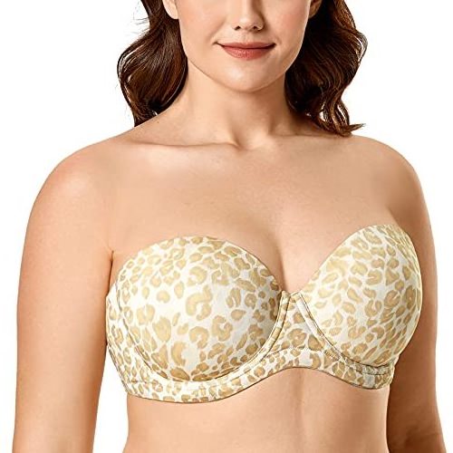 Women's Underwear Full Coverage Cotton Wireless Invisible Sexy Seamless 38 Cup Big Size Strapless Women Bra