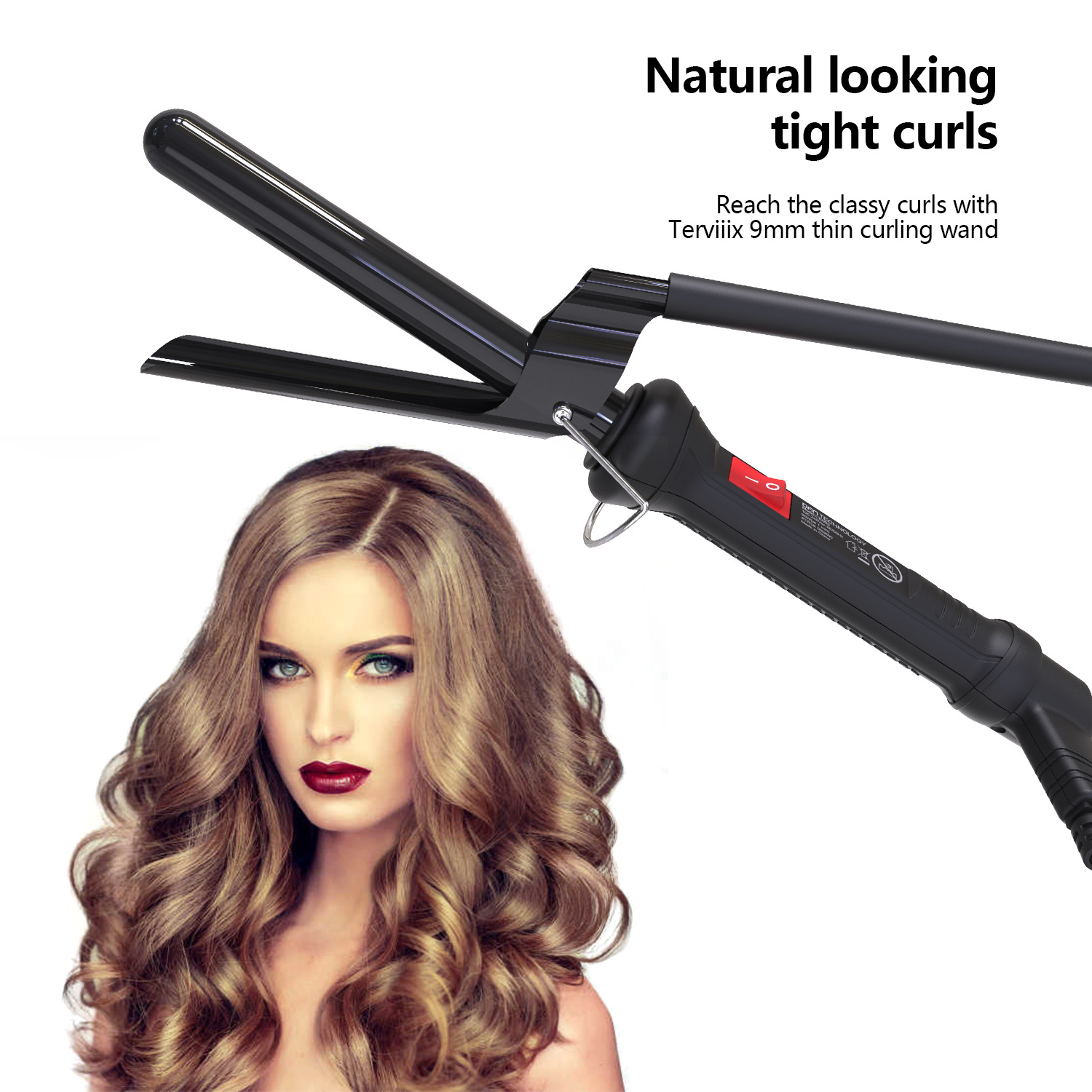 19MM 38mm marcel professional salon hair curler factory global beauty classic hand control no spring Hair Curling Iron