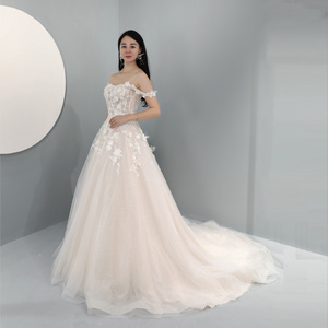 wedding dress 2024 vestido de noiva  ball gown luxury wedding  gowns 3D lace flower for bridal lady