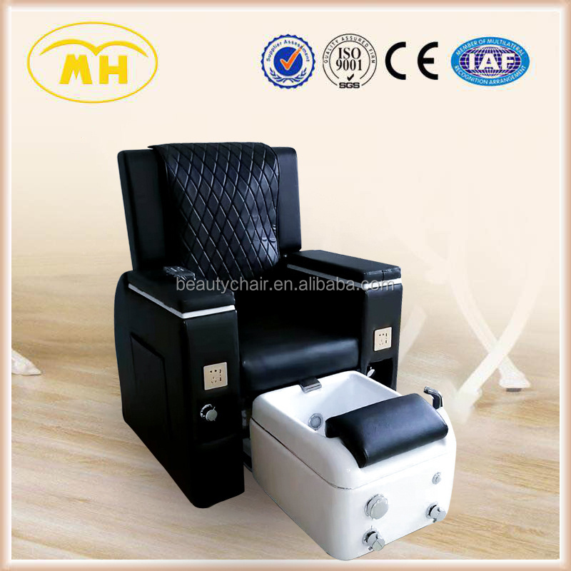 New luxury modern foot massage chair foot massage chair with surf massage colorful light nail salon sofa