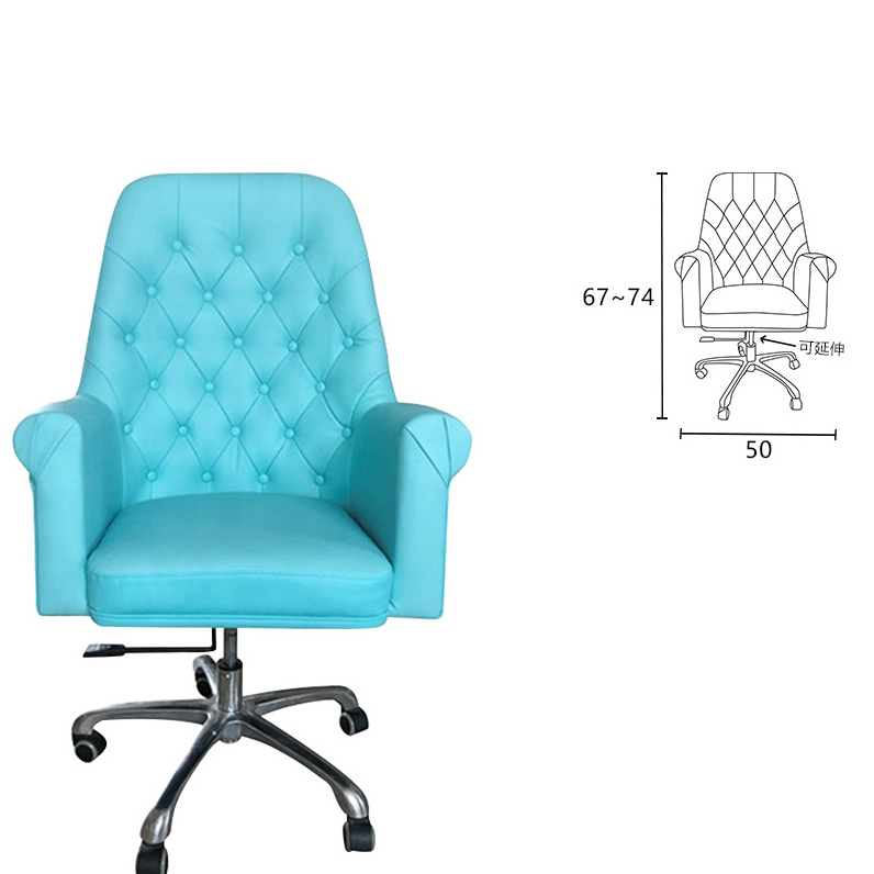 Comfortable Customer  Metal Simple Stainless Steel Modern Plastic School Chair Mall Bench  Nail Salon Chair Waiting Chair