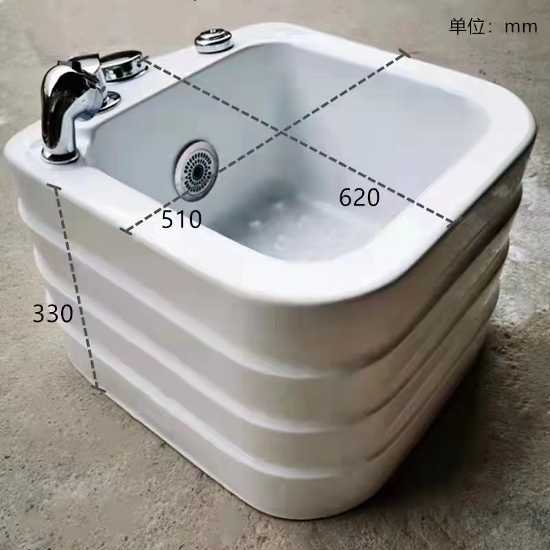 wholesale pedicure sink bowl/ ceramic pedicure sink with jets