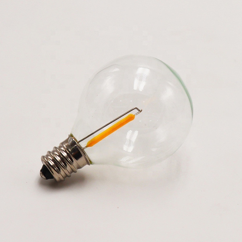 4W 220V Tubular Bulb Retro Tungsten Filament Incandescent Lamp Retro Filament Bulb E27 LED AC 60 E12 Bulb Lights 5W -20 - 40 0.5