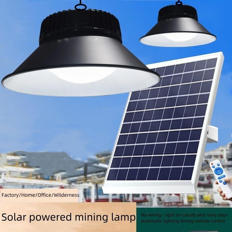 Solar powered chandeliers for indoor use, high-power and high-capacity lighting, outdoor waterproof garden lights