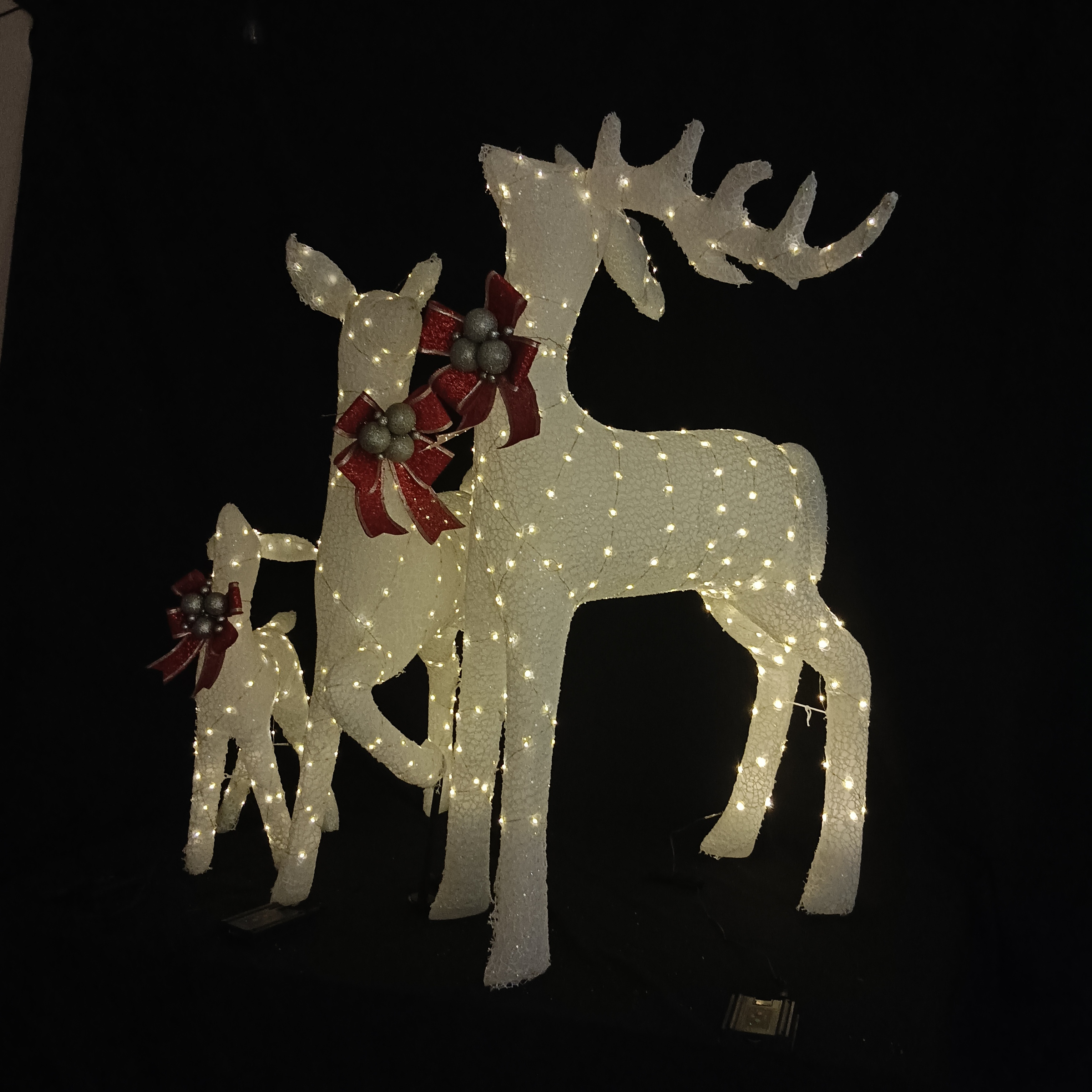 Three size combination Christmas Day decoration reindeer and elk shaped lamp