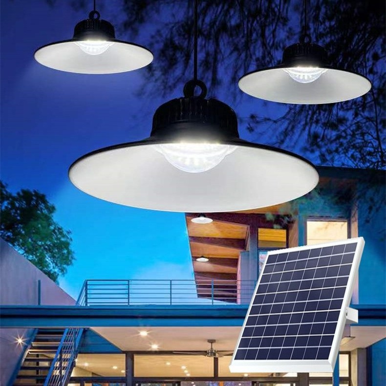 Solar powered chandeliers for indoor use, high-power and high-capacity lighting, outdoor waterproof garden lights