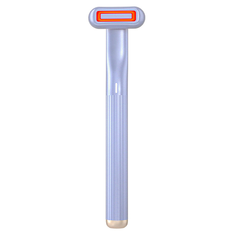 Handheld EMS warming face and eye beauty magic wand Red light therapy Ionic Eye Care Massager