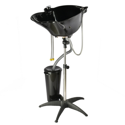 Artist hand Shampoo Bowl Portable Salon Sink on sale with Adjustable Height and Drain;