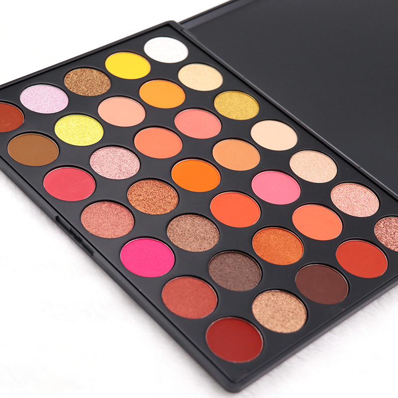 high quality beautydom cosmetics 35 color eyeshadow palette pigment