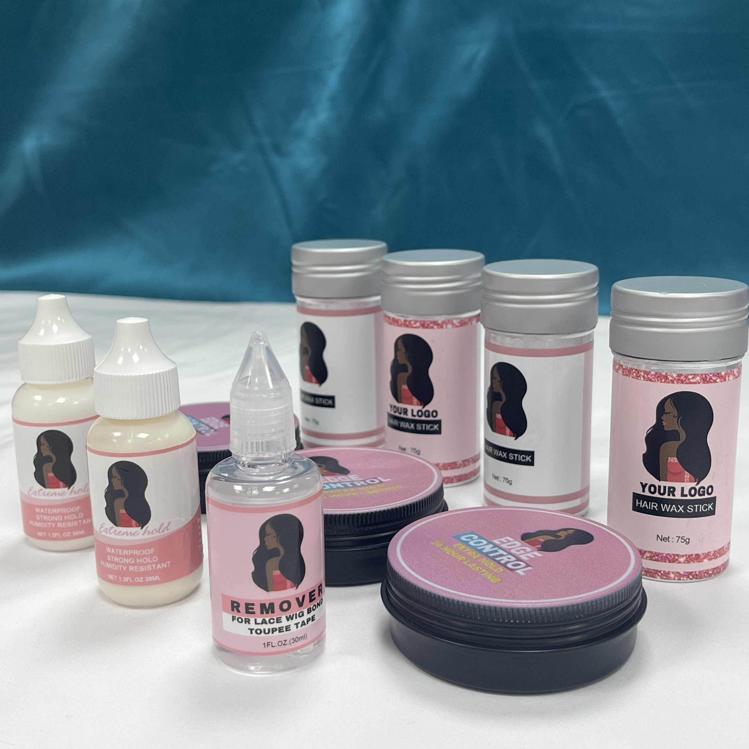 Pravite label Wig Glue Hair Weaving Bond Super hold For The Perfect Hair wax curly mousse hair extension glue