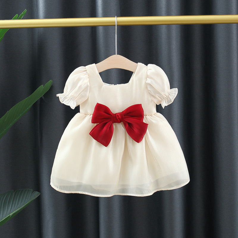 FuYu Hot Selling Girl Winter Dress for Toddler Tutu Dresses Long Sleeve/Short Sleeve with sparkle Tulle Bow Wedding Gown