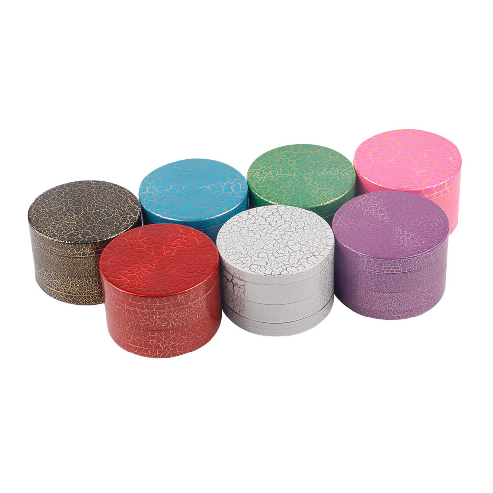 Smoke Shop Supplies  printing 4 parts herb grinder Cookies backwoods smoking Accessories Zinc Alloy Grinder