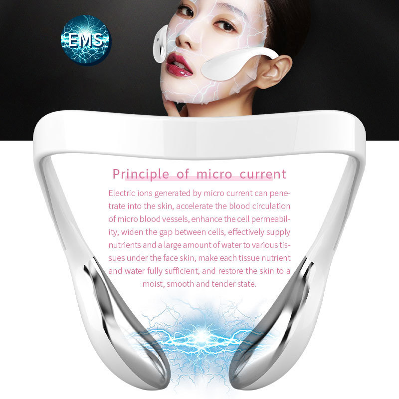 Korea Oem Microcurrent Massage Pure Facial Lift Device Skin Tightening Machine V Shape Face Lifting At Home