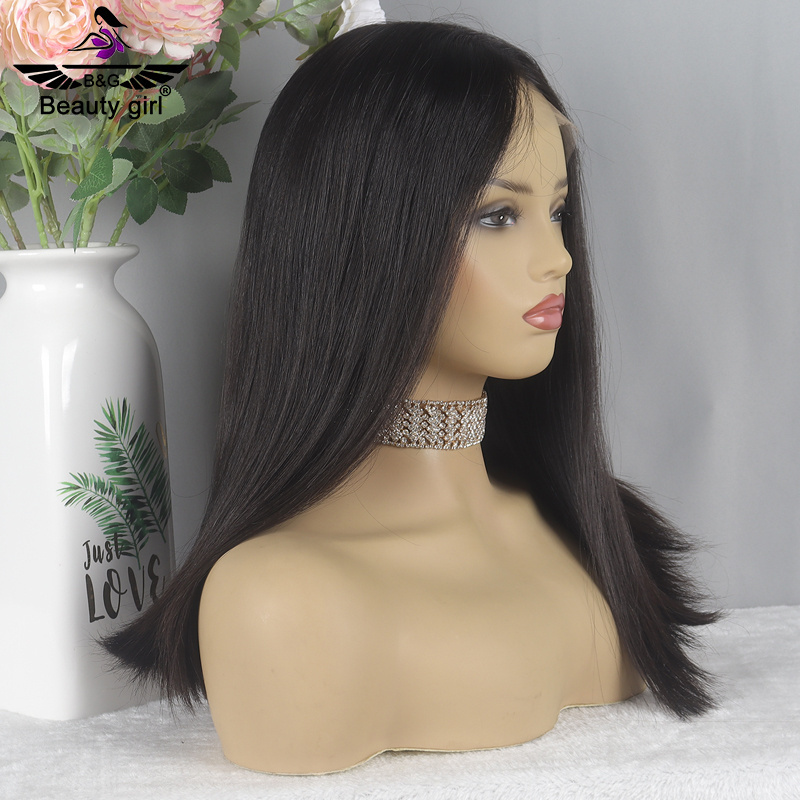 Natural Looking Human Hair Skin Tops For White Women Glueless Lace Top Wig Brazilian Hair Shevy Jewish Wig