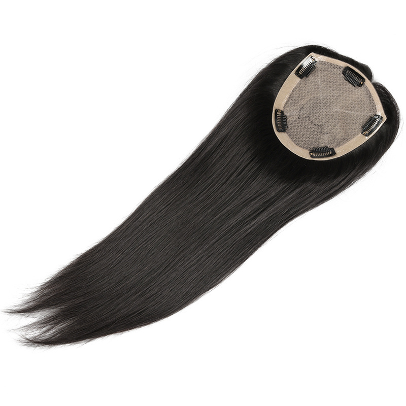 Beauty girl High Quality 100 percent human hair india long hair toupee wholesale price in stock women toupee