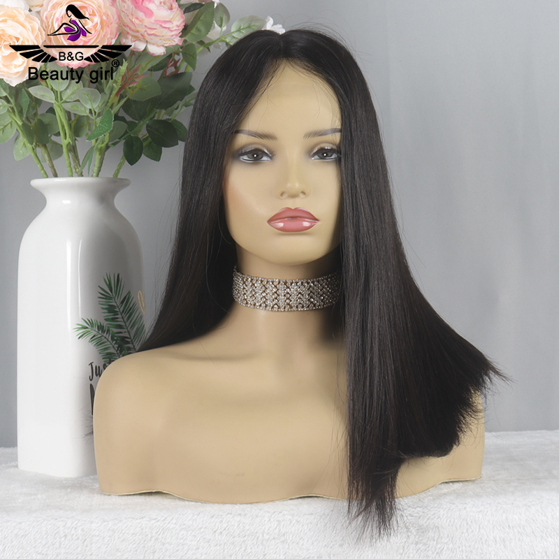 Natural Looking Human Hair Skin Tops For White Women Glueless Lace Top Wig Brazilian Hair Shevy Jewish Wig