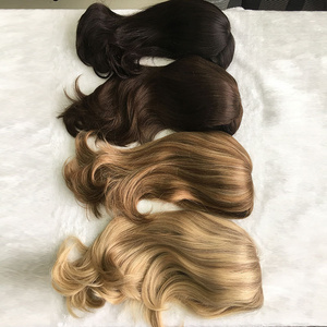 The luxury hair shop hot sale Top quality slavic virgin human hair silk base full lace jewish kosher wigs