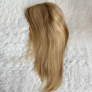 Natural MoNgolian VIRGIN  human hair silk base glueless jewish wigs for women