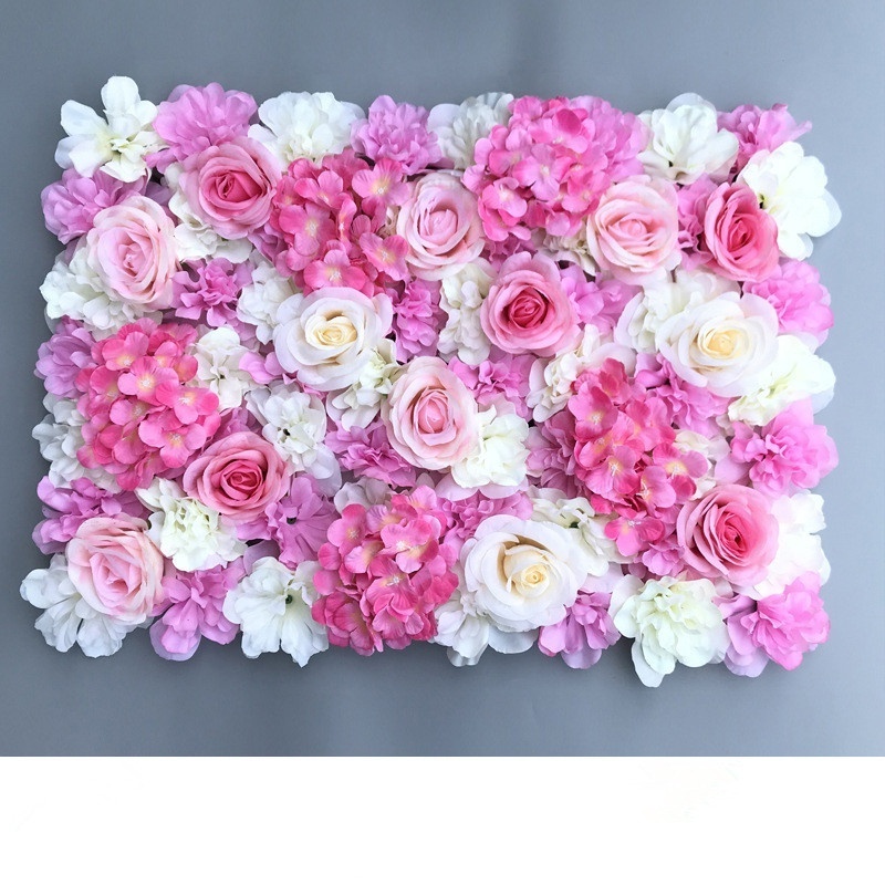 New Design Flower Wall Backdrop Wedding Wholesale Artificial Flower Mat For Customized Flower Wall