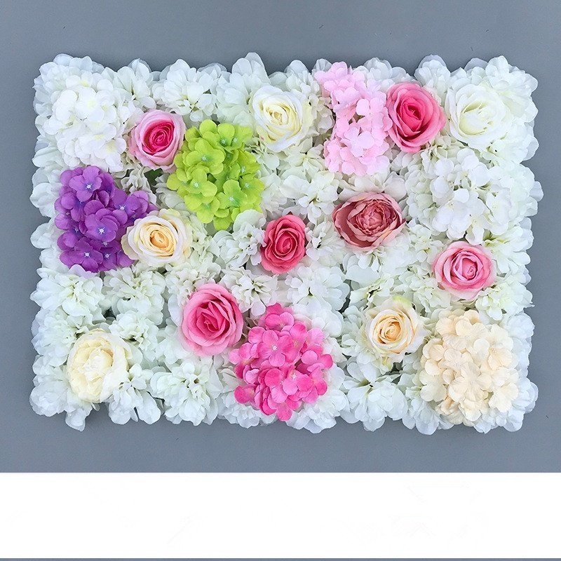 New Design Flower Wall Backdrop Wedding Wholesale Artificial Flower Mat For Customized Flower Wall