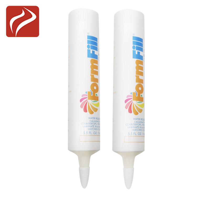 150ml 160ml Empty White Color Offset Printing Plastic Industrial Use Gel Tube Packaging color matched caulk tube