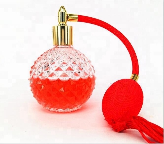 100ml pineapple shape powder perfume container bulb atomizer bottle perfume bottle