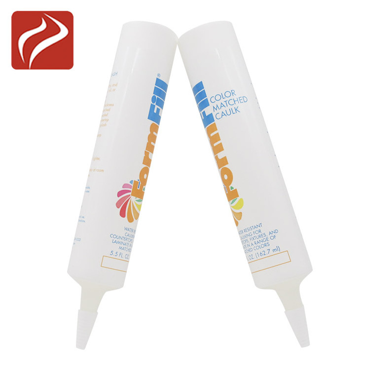 150ml 160ml Empty White Color Offset Printing Plastic Industrial Use Gel Tube Packaging color matched caulk tube