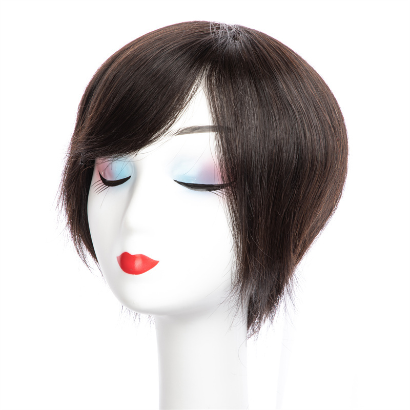 Xuchang Wholesale 100% Remy Human Hair  silk base Hair piece toupee for Thinning Hair Toppers for Women