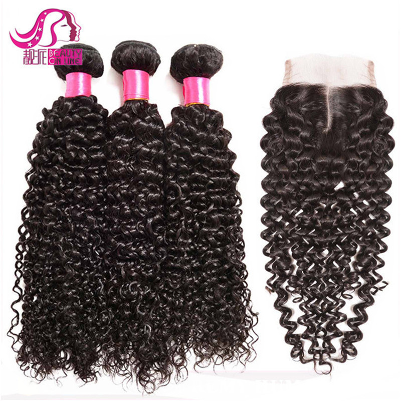 Tuneful Wholesale Brazilian The Best Hair Vendors, Virgin Mongolian Malaysian Kinky Curly Hair With Closure