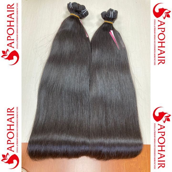 Raw Straight Bleached to 613 weft hair extensions Vietnam human hair No tangle no shedding Cuticle aligned Virgin hair