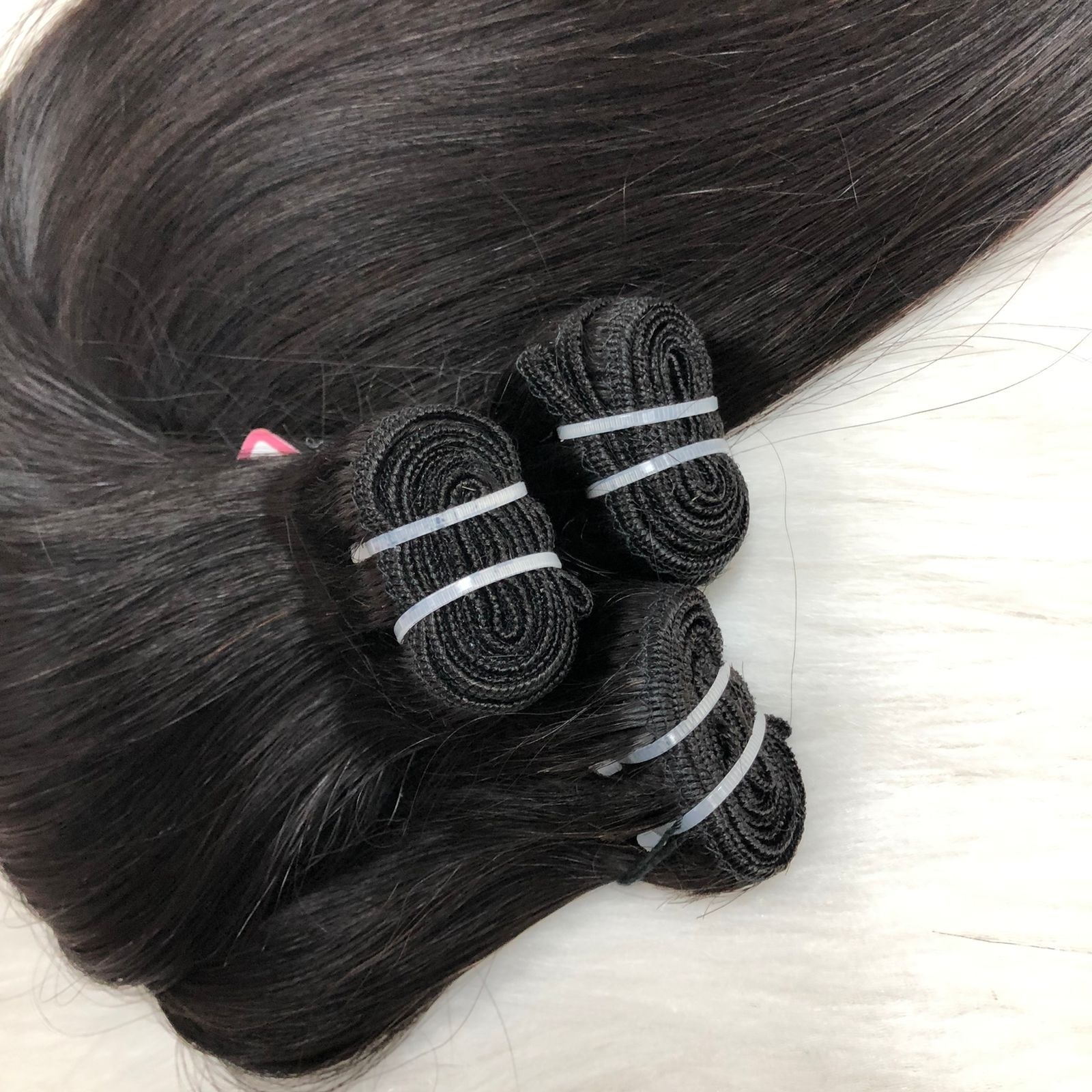 Natural Vietnamese Human Hair Bundles - Black Hair Sew In - Straight Weft Hair Wholesale