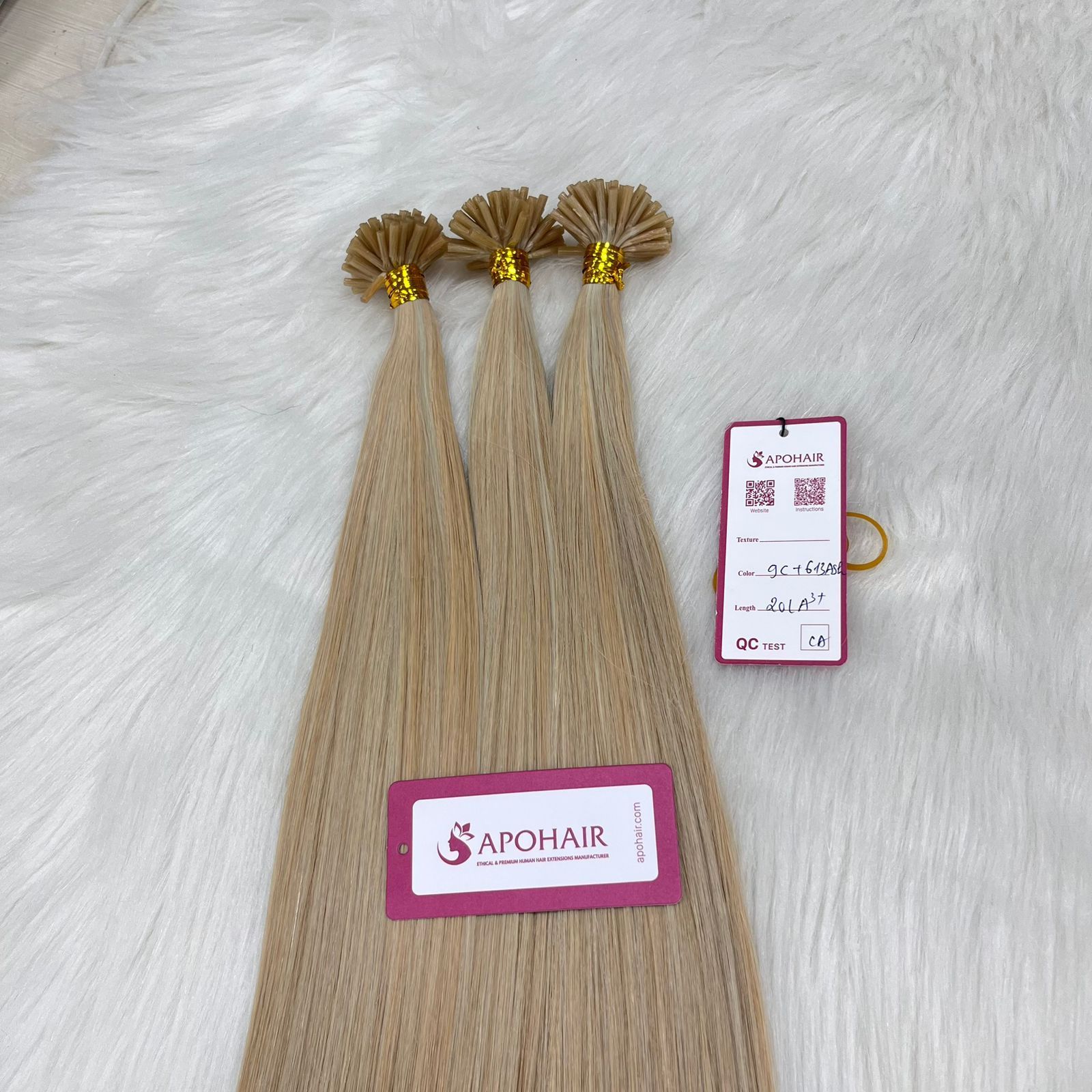 Premium Quality Balayage Color Double Drawn Russian I Tip Hair Double Drawn Human Hair Stick I Tip Hair Extensions