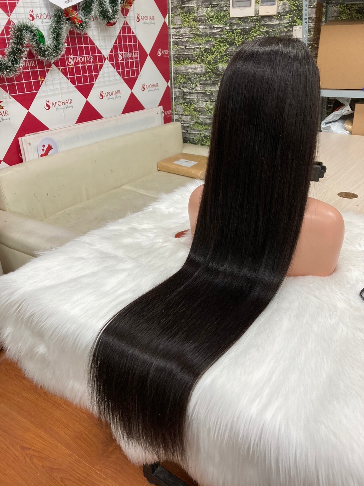 Frontal wigs human hair 34 INCH WIGS APO Lace Front Wigs CUTICLE ALIGNED VIETNAMESE HAIR STRAIGHT WAVY CURLY