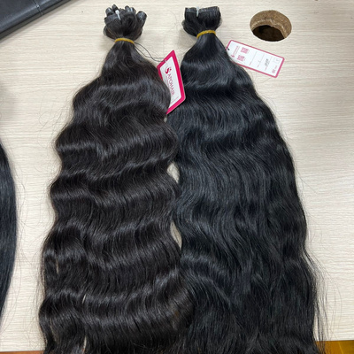 Raw Vietnamese Burmese Hair Unprocessed Virgin Natural Straight Wavy Hair Vendors Vietnamese Cuticle Aligned Raw Human Hair Soft