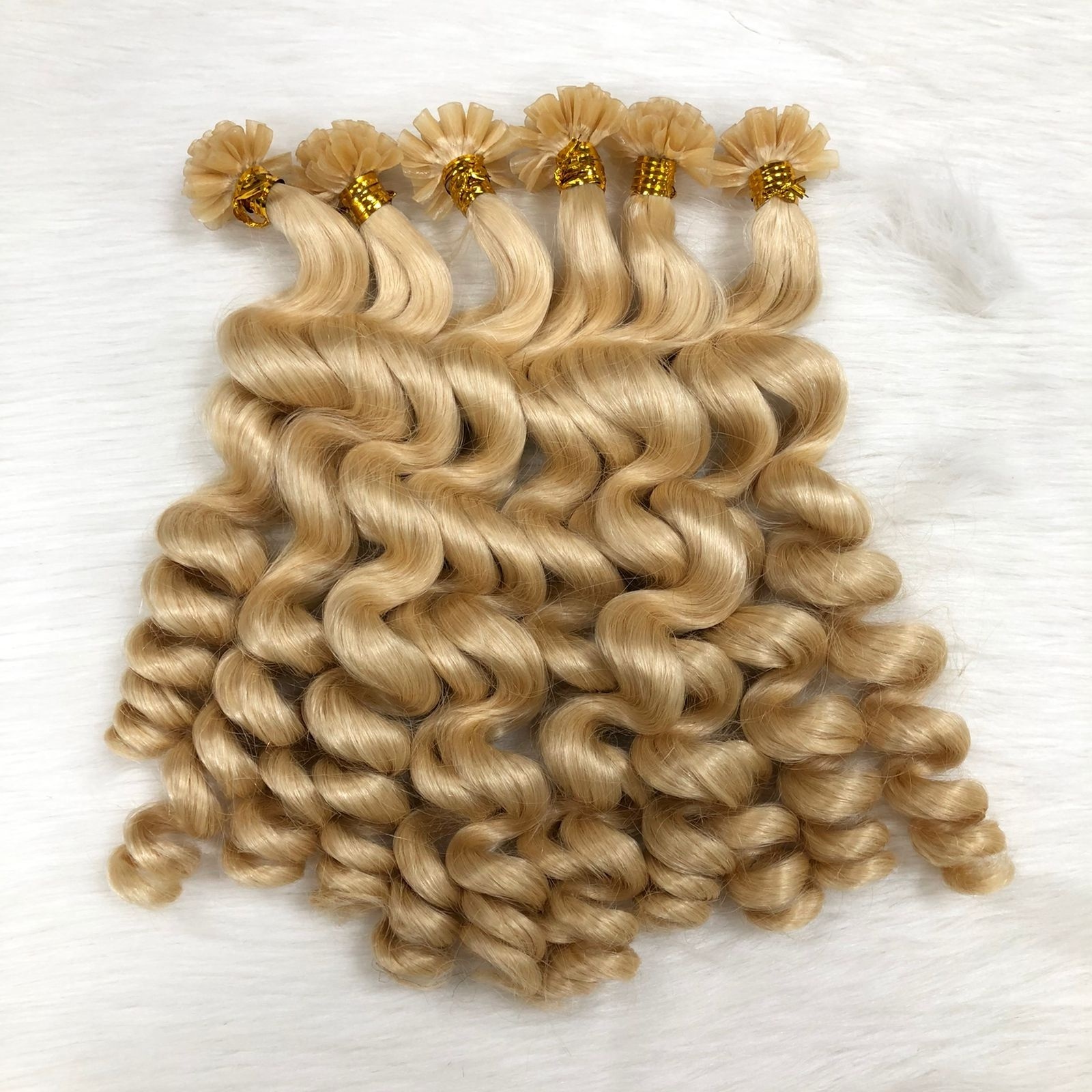 Top Quality human  No Tangle Russian Ombre Keratin Prebonded Flat Tip Hair Extensions 100 Human Hair I/U/V/Flat tip