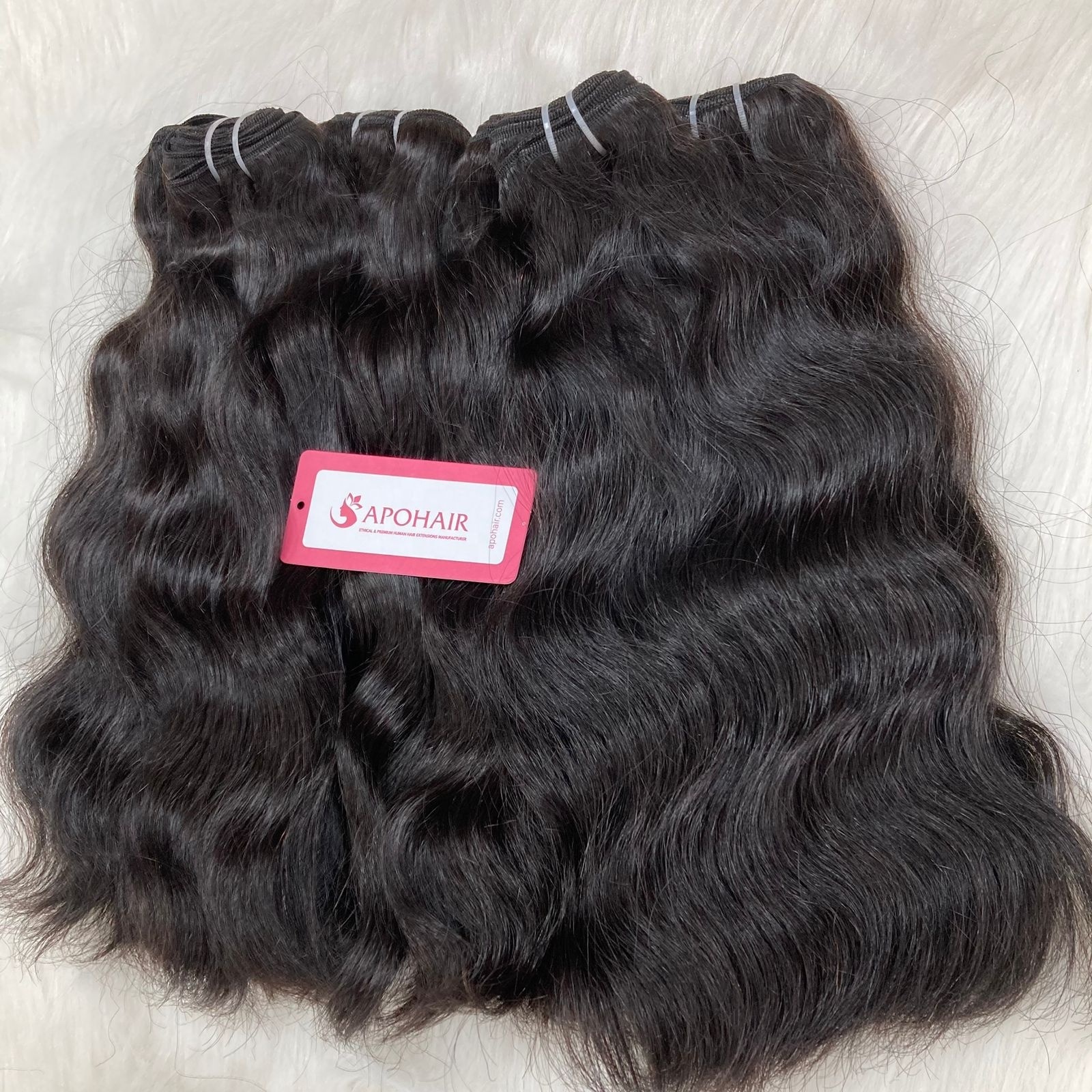 Natural wavy weft hair 100 percent Vietnamese human hair raw virgin Cabello humano hair extensions natural color to blonde color