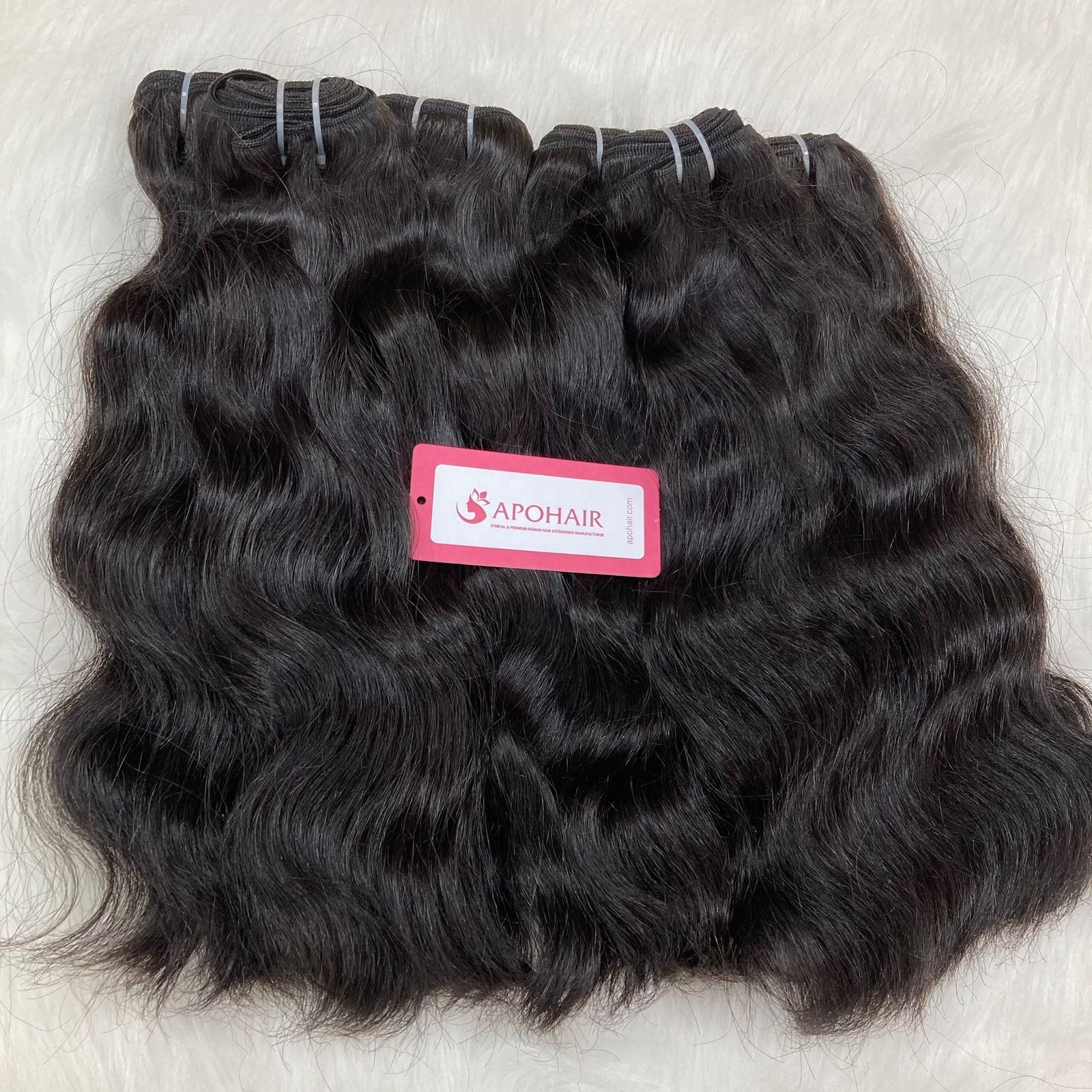 Natural wavy weft hair 100 percent Vietnamese human hair raw virgin Cabello humano hair extensions natural color to blonde color