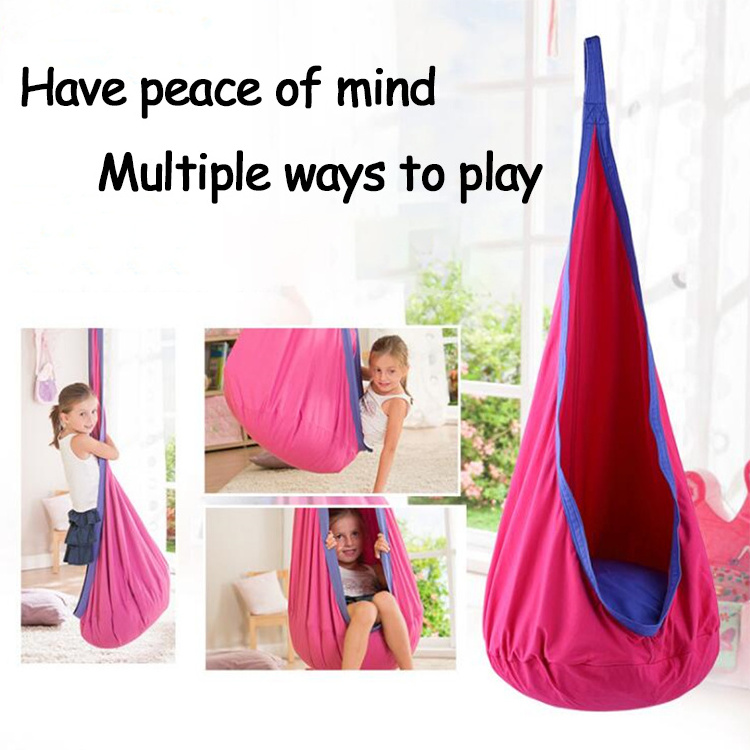 Indoor and outdoor children's detachable and easy to carry home children's cloth bag swing