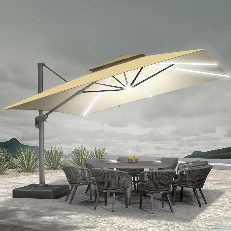 Discount offers Outdoor waterproof sunshade umbrella Multi-size custom Roman Umbrella Restaurant Courtyard Cafe