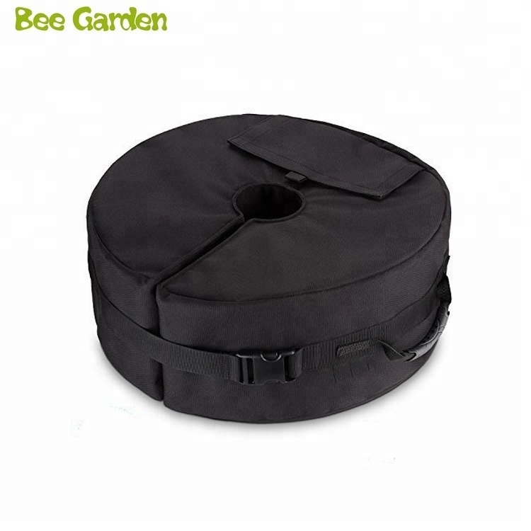 Round Sand Filled Umbrella Base Weight Bag900D Polyester Round Umbrella Base Weight Bags Heavy Duty Bag Sand Bag