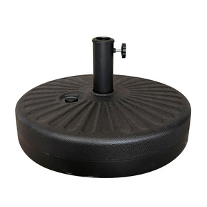 Garden Round Shape cantilever Umbrella Base Plastic Parasol Sunshade Umbrella Water Fill Base